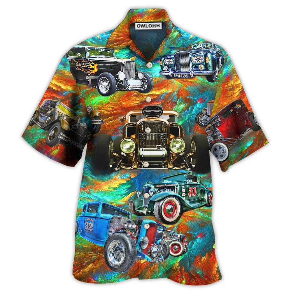Hawaiian Shirt / Adults / S Hot Rod Car How To Ride A Hot Rod - Hawaiian Shirt 
