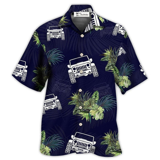 Hawaiian Shirt / Adults / S Jeep Lover Tropical Leaf - Hawaiian Shirt 