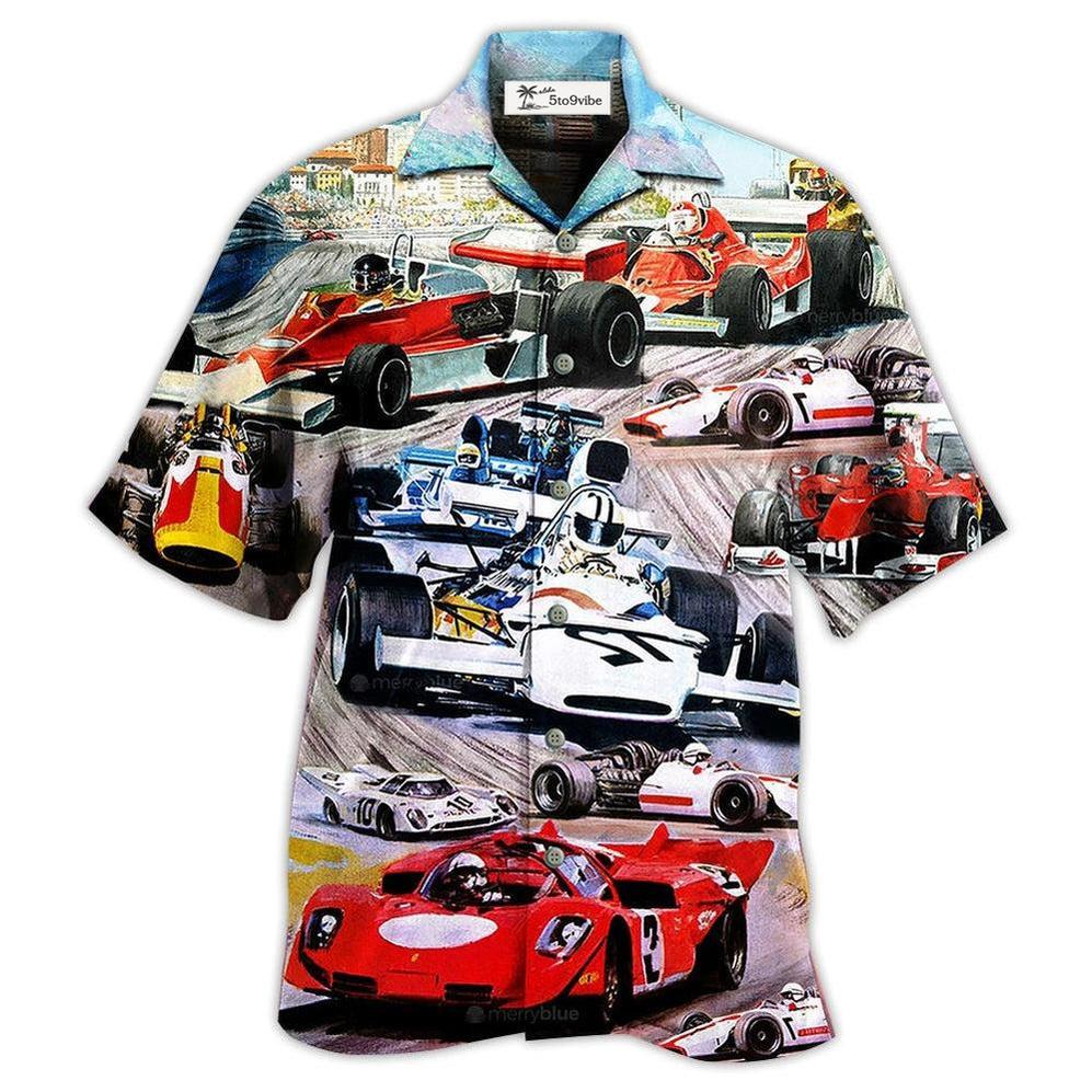 Hawaiian Shirt / Adults / S Car Racing Fast Cool Style - Hawaiian Shirt 