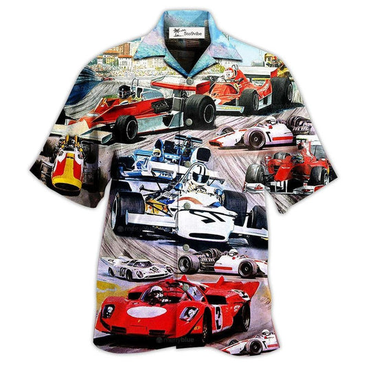 Hawaiian Shirt / Adults / S Car Racing Fast Cool Style - Hawaiian Shirt 