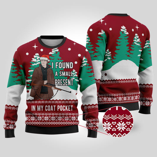 Cardinal Red Lucas The Hunt Funny Ugly Christmas Sweater - Funny Ugly Christmas Sweater