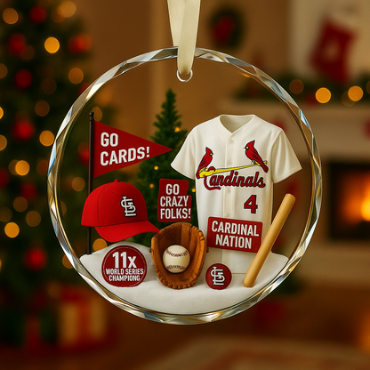 Baseball Glass Ornament 3 With Gift Box Christmas Baseball Team - Glass Ornament-Glass Ornament-5TO9VIBE