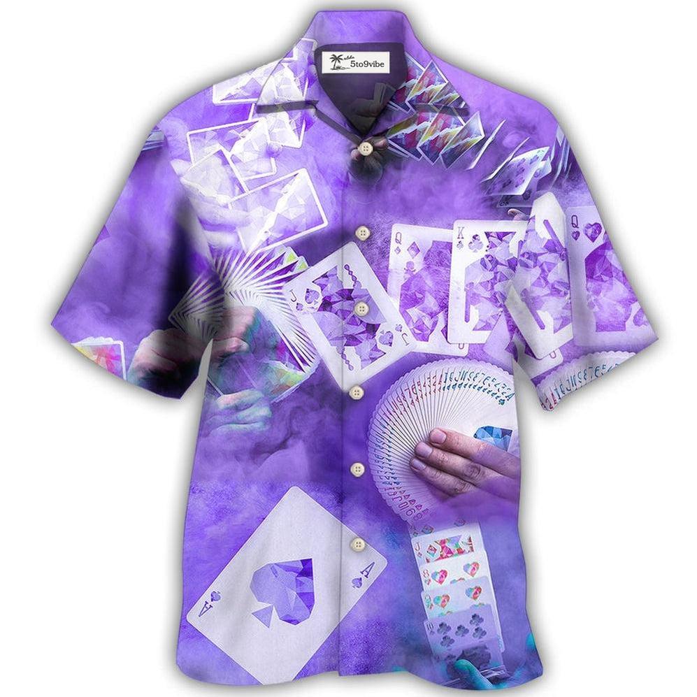 Hawaiian Shirt / Adults / S Gambling Purple Style - Hawaiian Shirt 