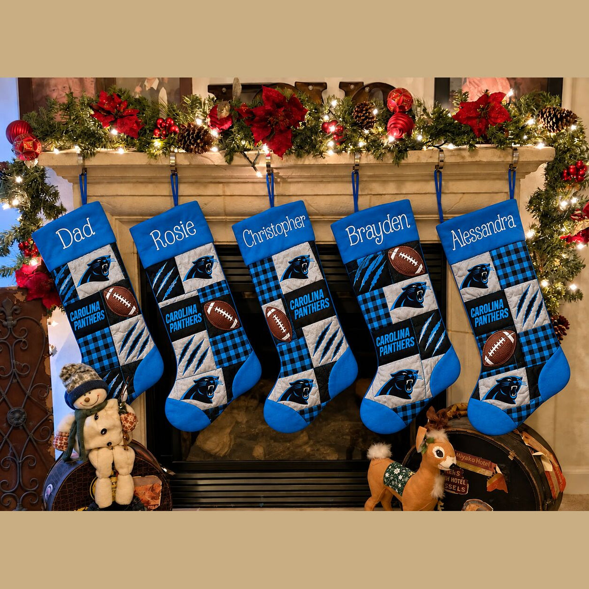 All Football Teams Team-Inspired Holiday Christmas Stocking for Football Fans - 5To9Vibe