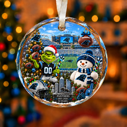 All Football Teams Christmas Vibe Snow Glass Ornament With Gift Box Trending - 5to9vibe
