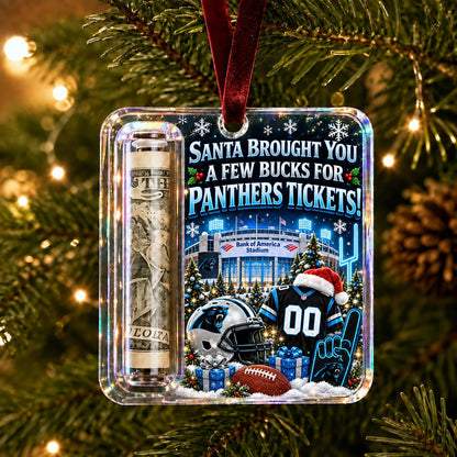 All Football Teams Football Stadium Christmas Money Holder Glass Ornament - 5to9vibe