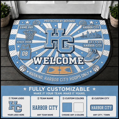 Carolina Blue / White