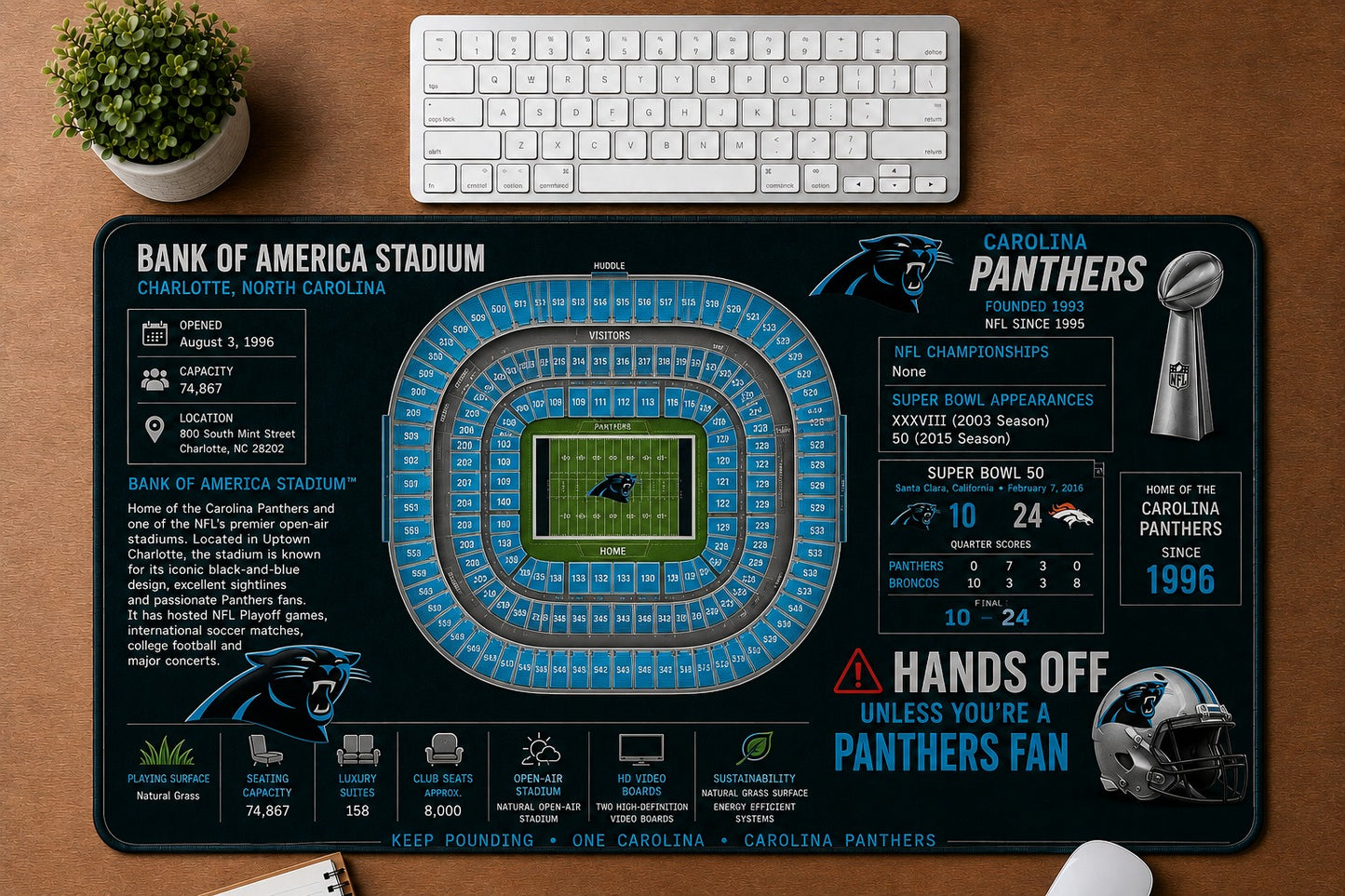 All Football Stadium Schematic Desk Mat Mouse Pad Plus Size - 5to9vibe