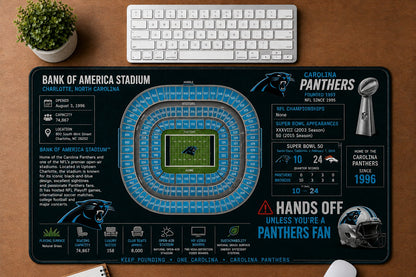 All Football Stadium Schematic Desk Mat Mouse Pad Plus Size - 5to9vibe
