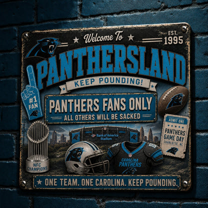 All Football Fans Teams Rustic Only Vintage Metal Sign - 5to9vibe