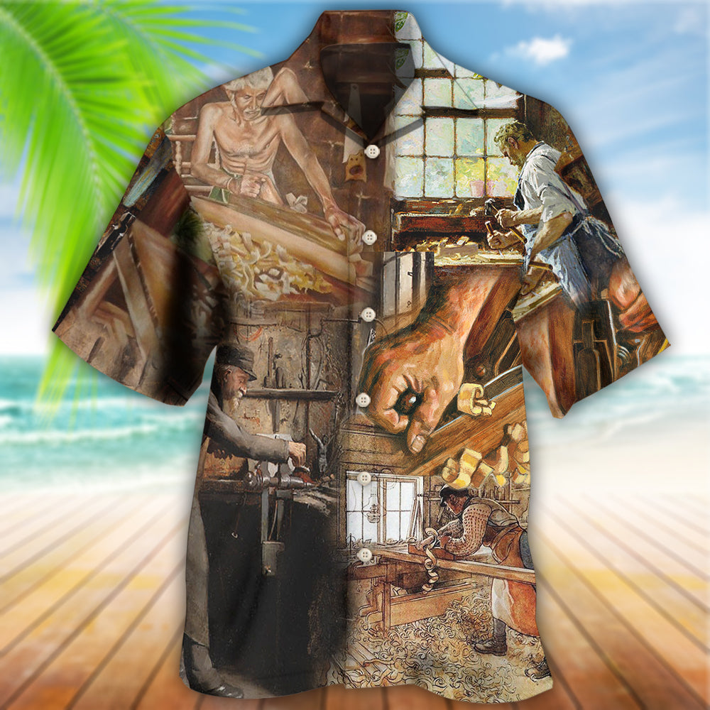 Carpenter Busy Work - Hawaiian Shirt 