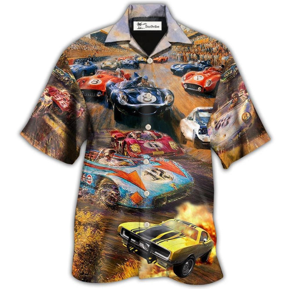 Hawaiian Shirt / Adults / S Car Racing Fast Style - Hawaiian Shirt 