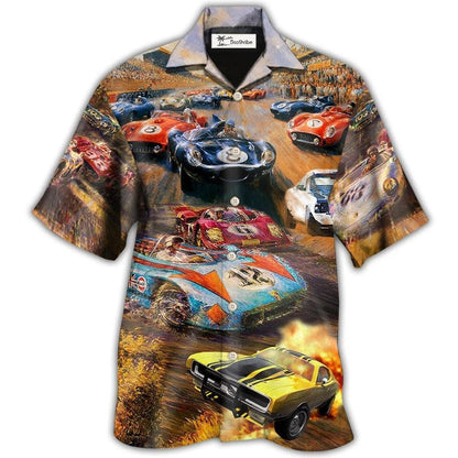 Hawaiian Shirt / Adults / S Car Racing Fast Style - Hawaiian Shirt 