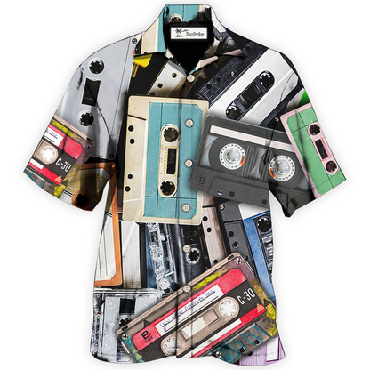 Hawaiian Shirt / Adults / S Cassette Music Lover - Hawaiian Shirt 