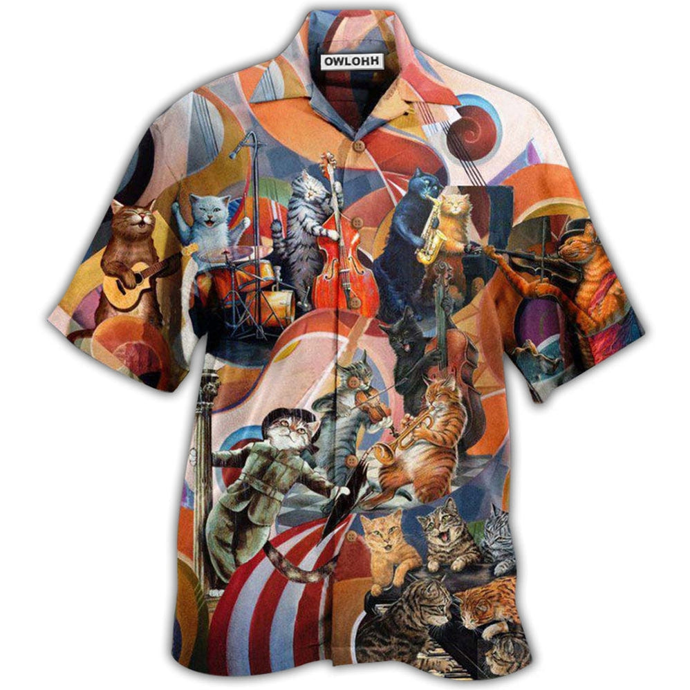 Hawaiian Shirt / Adults / S Cat Amazing Band - Hawaiian Shirt 