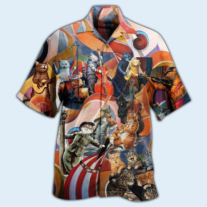 Cat Amazing Band - Hawaiian Shirt 
