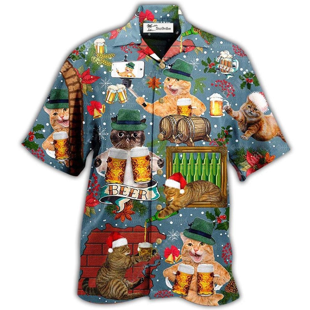 Hawaiian Shirt / Adults / S Beer Don't Let Your Cat Drink Beer - Hawaiian Shirt 