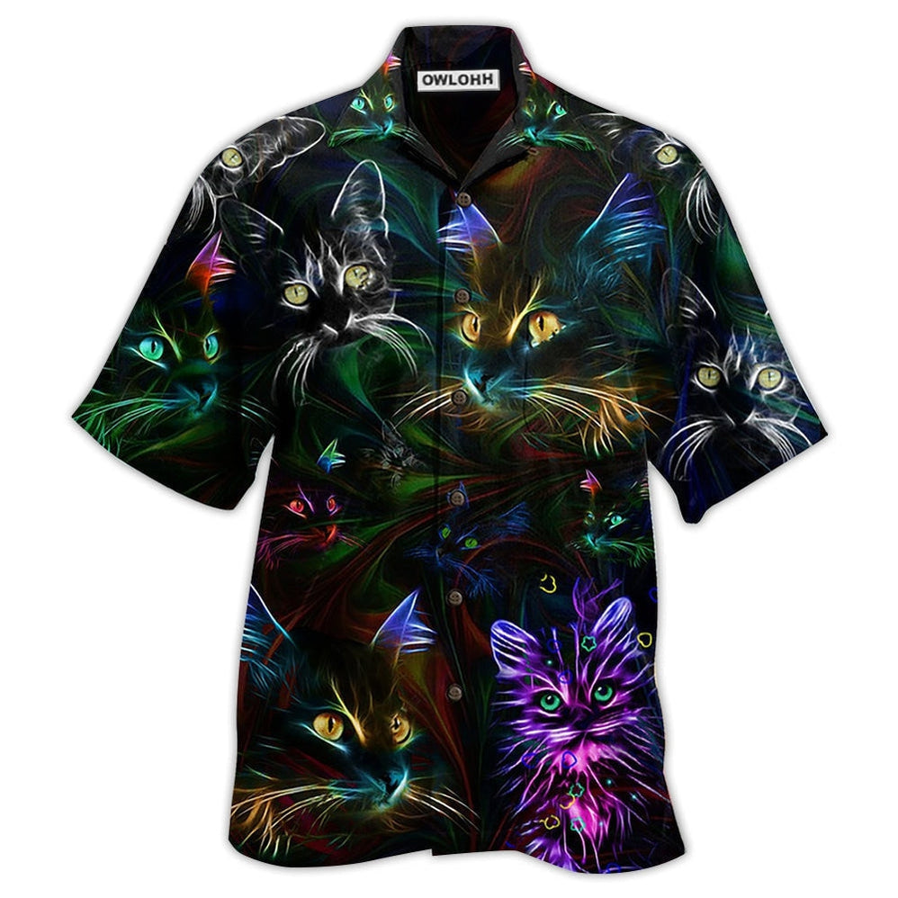 Hawaiian Shirt / Adults / S Cat Lovely Don't Care - Hawaiian Shirt 