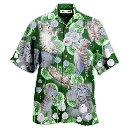 Hawaiian Shirt / Adults / S Cat Happiness Love Dream - Hawaiian Shirt 