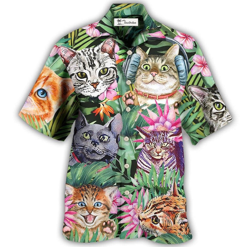 Hawaiian Shirt / Adults / S Cat Is My Life Funny - Hawaiian Shirt 