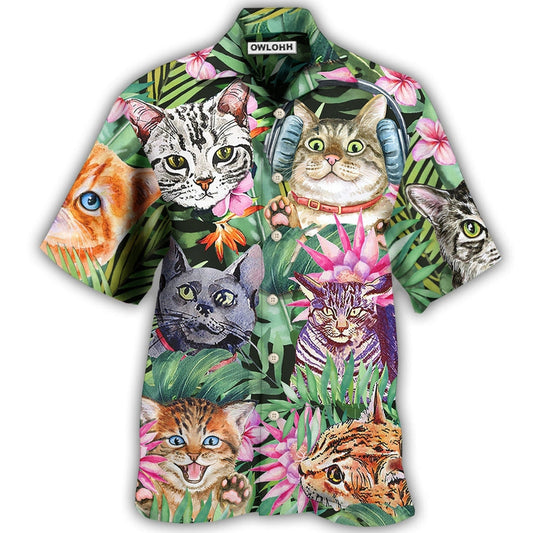 Hawaiian Shirt / Adults / S Cat Is My Life Funny - Hawaiian Shirt 