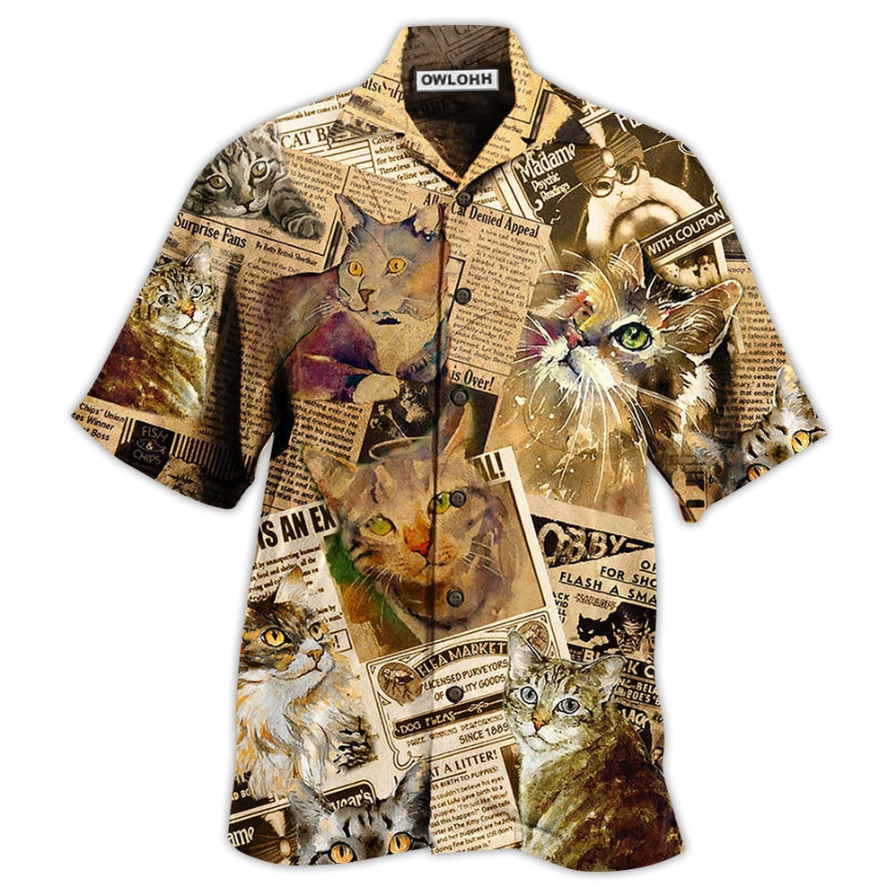 Hawaiian Shirt / Adults / S Cat Journal Unique - Hawaiian Shirt 
