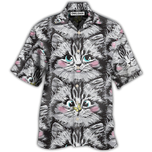 Hawaiian Shirt / Adults / S Cat Lovely Cat Lovely Kitten - Hawaiian Shirt 