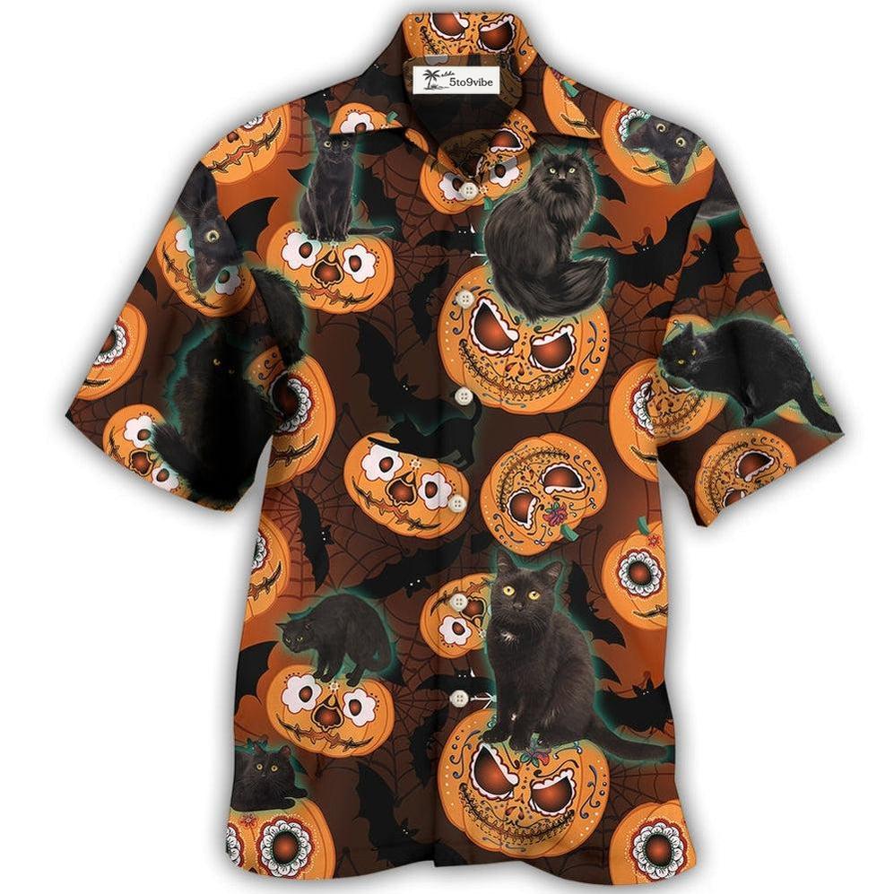 Hawaiian Shirt / Adults / S Halloween Is Better Cat Make - Hawaiian Shirt 