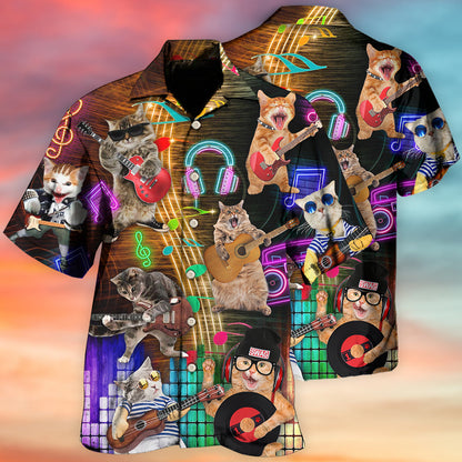 Cat Rocker Lovely Style - Hawaiian Shirt 