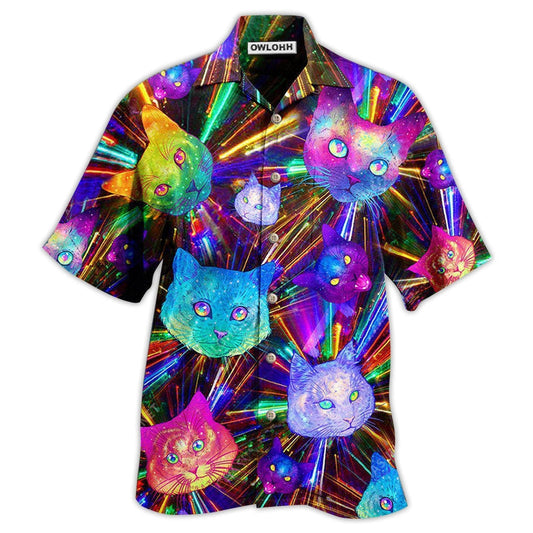 Hawaiian Shirt / Adults / S Cat Space Evolution Stunning - Hawaiian Shirt 