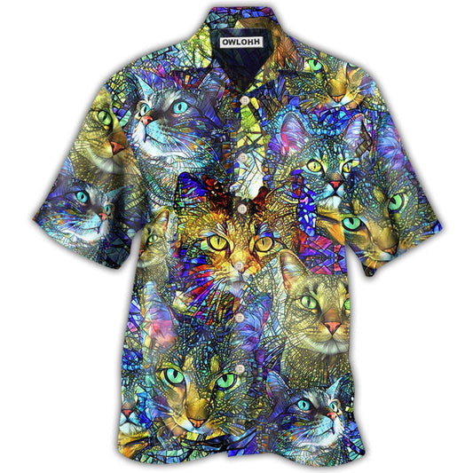 Hawaiian Shirt / Adults / S Cat Tabby Cat Lover Art - Hawaiian Shirt 