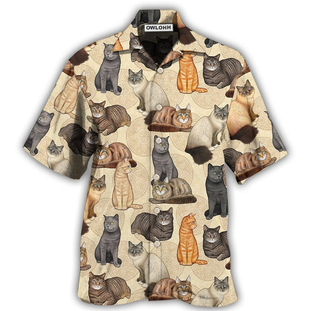Hawaiian Shirt / Adults / S Cat Make Me Happy - Hawaiian Shirt 