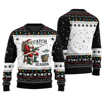 Catch Of The Season Fishing Ugly Xmas Sweater
