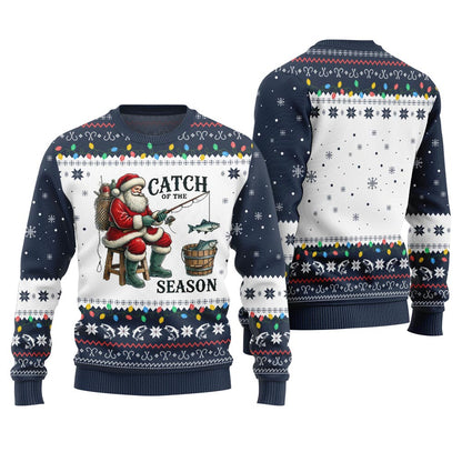 Catch Of The Season Fishing Ugly Xmas Sweater