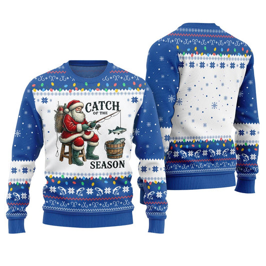 Catch Of The Season Fishing Ugly Xmas Sweater