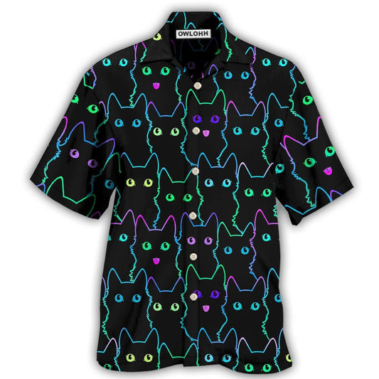 Hawaiian Shirt / Adults / S Cat Cute Little - Hawaiian Shirt 