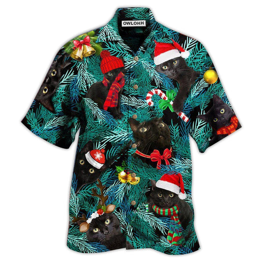 Hawaiian Shirt / Adults / S Black Cat Is It Jolly Enough Black Cat - Hawaiian Shirt 