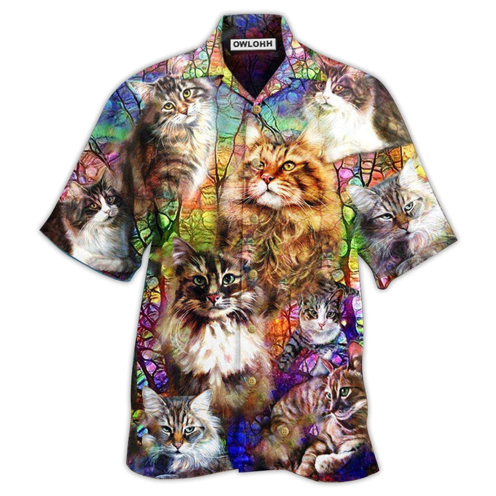 Hawaiian Shirt / Adults / S Cat Life Is Better With Cat - Hawaiian Shirt 