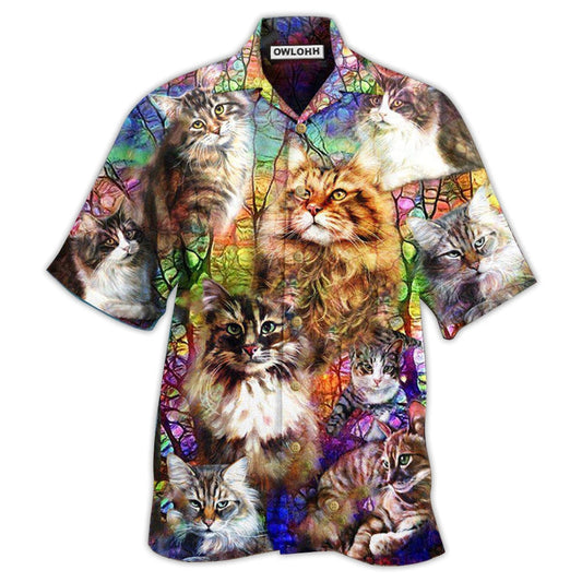 Hawaiian Shirt / Adults / S Cat Life Is Better With Cat - Hawaiian Shirt 