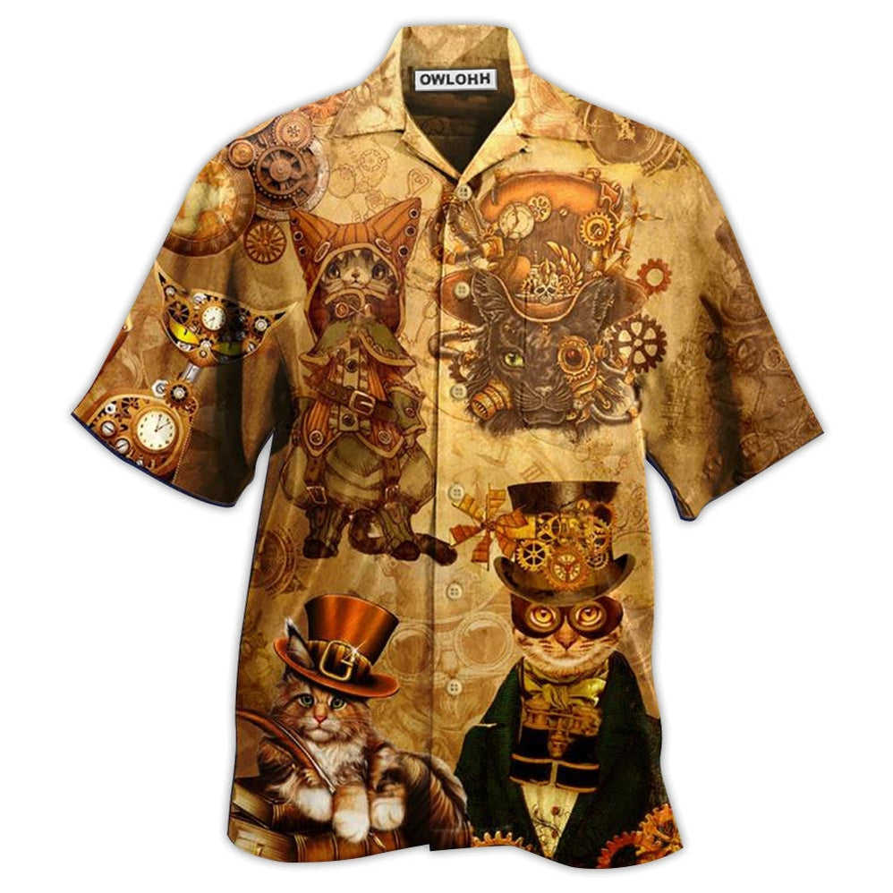 Hawaiian Shirt / Adults / S Cat Luxury Style - Hawaiian Shirt 
