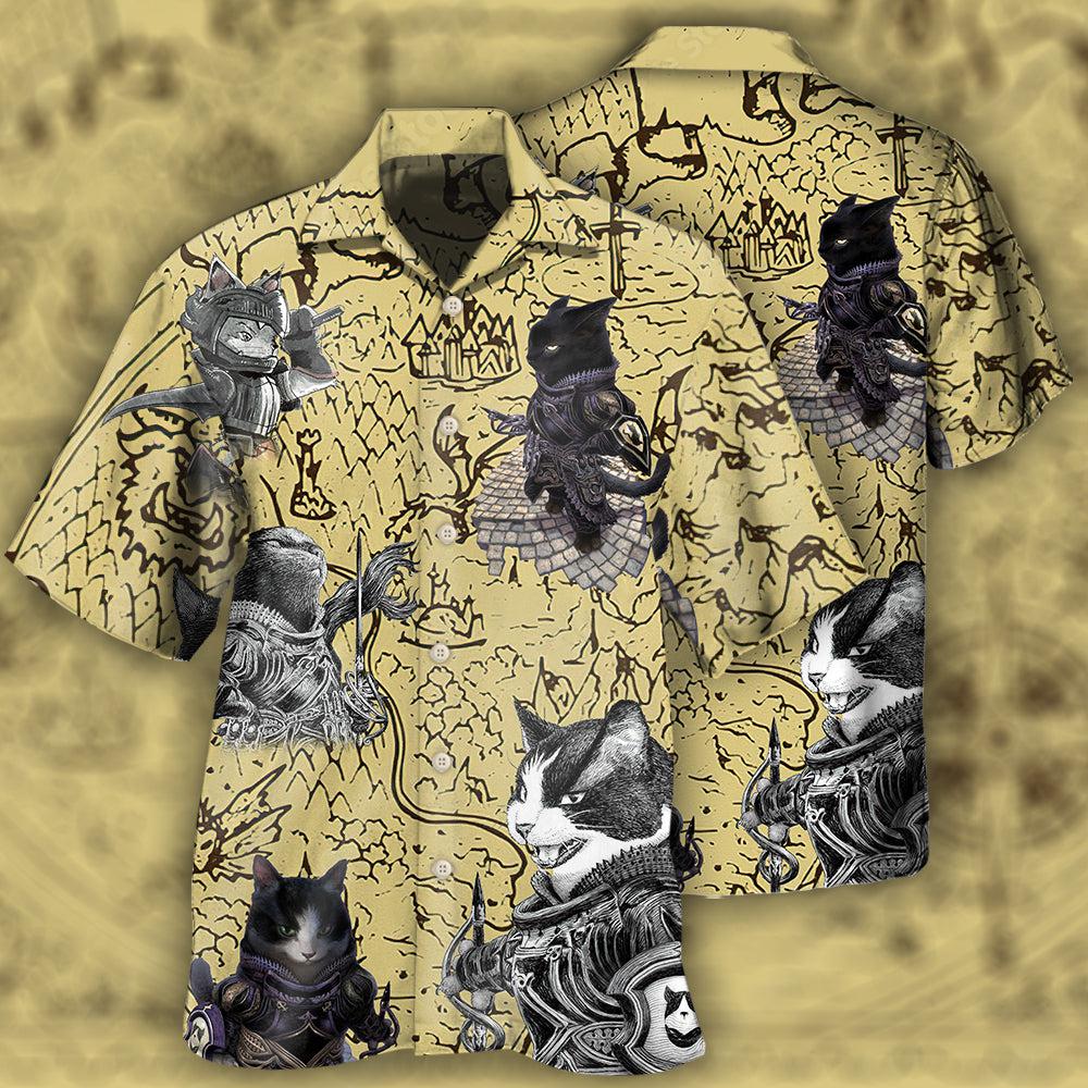 Cat Warrior Strong - Hawaiian Shirt 