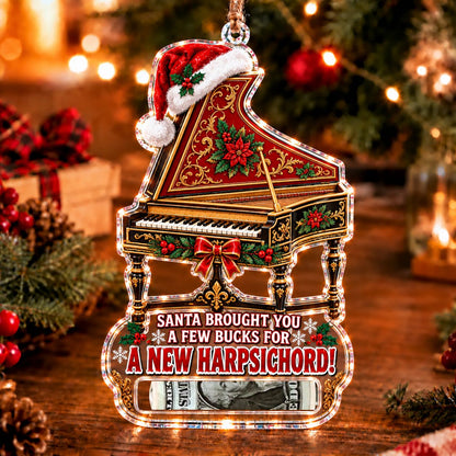 Celesta Christmas money holder ornament
