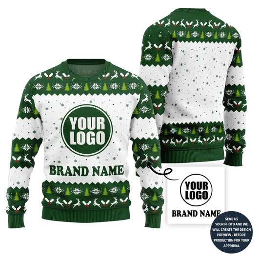 Charming Custom Logo And Name Ugly Sweater For Branding