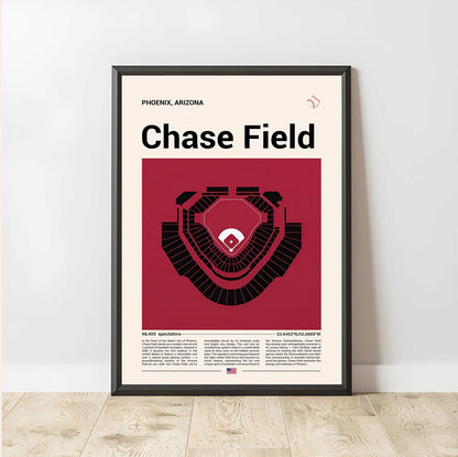 Baseball Stadium Seating Diagram - Vertical Poster - 5to9vibe