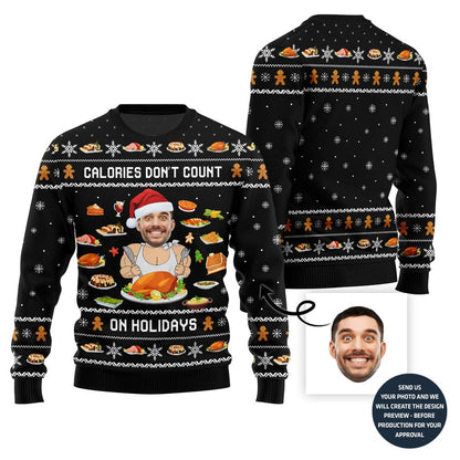 Cheat Meals Custom Ugly Xmas Sweater