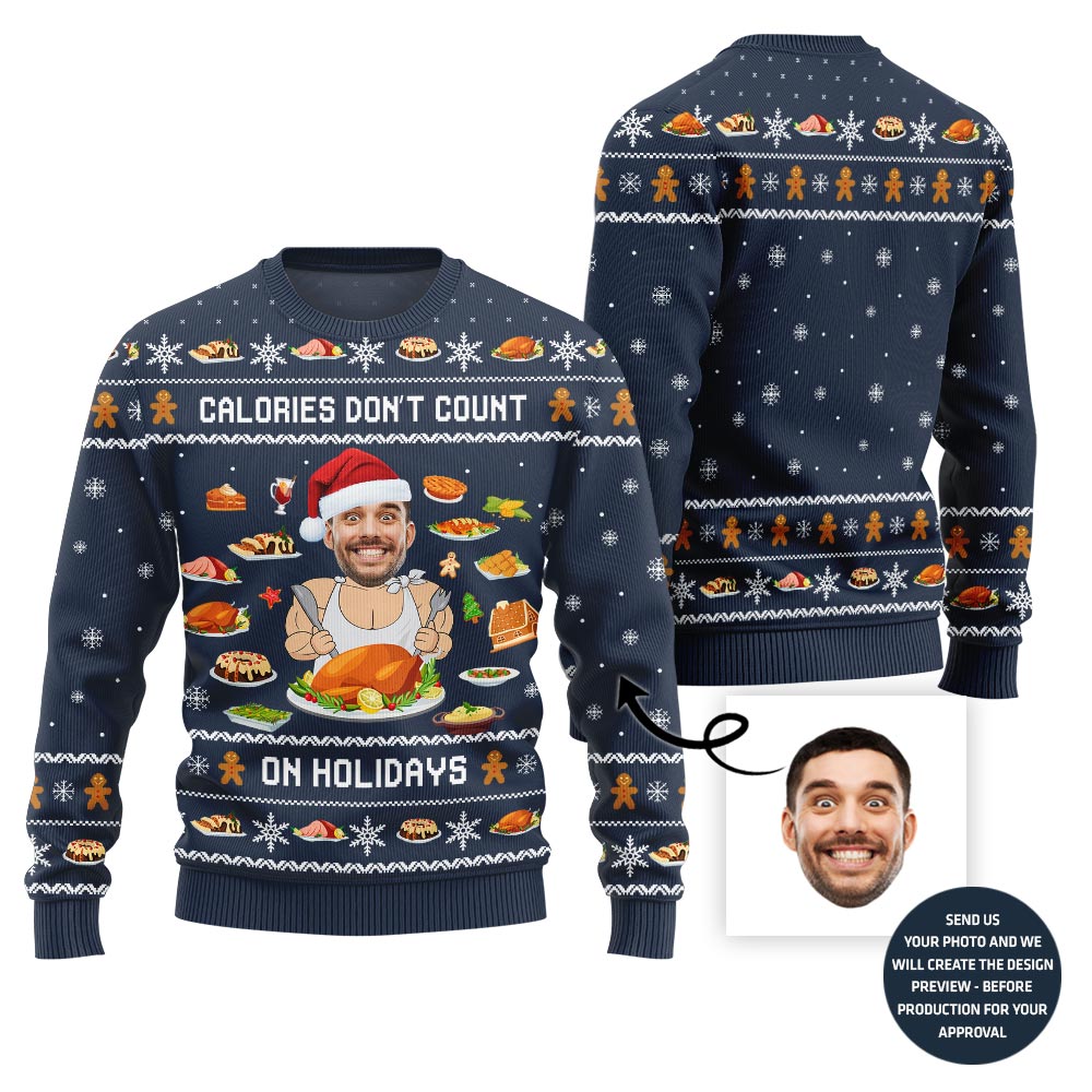 Cheat Meals Custom Ugly Xmas Sweater