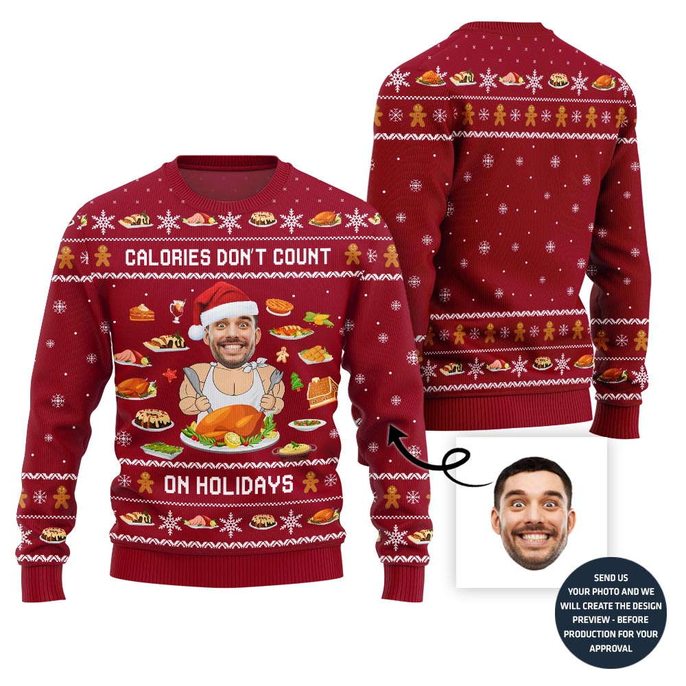 Cheat Meals Custom Ugly Xmas Sweater