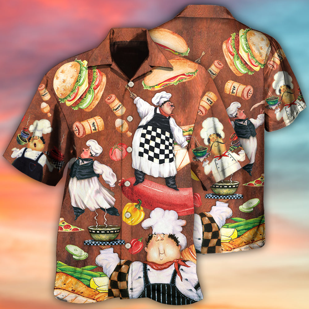 Chef Funny Cool Style - Hawaiian Shirt 