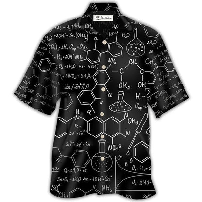 Hawaiian Shirt / Adults / S Chemistry Black Color Style - Hawaiian Shirt 