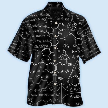 Chemistry Black Color Style - Hawaiian Shirt 